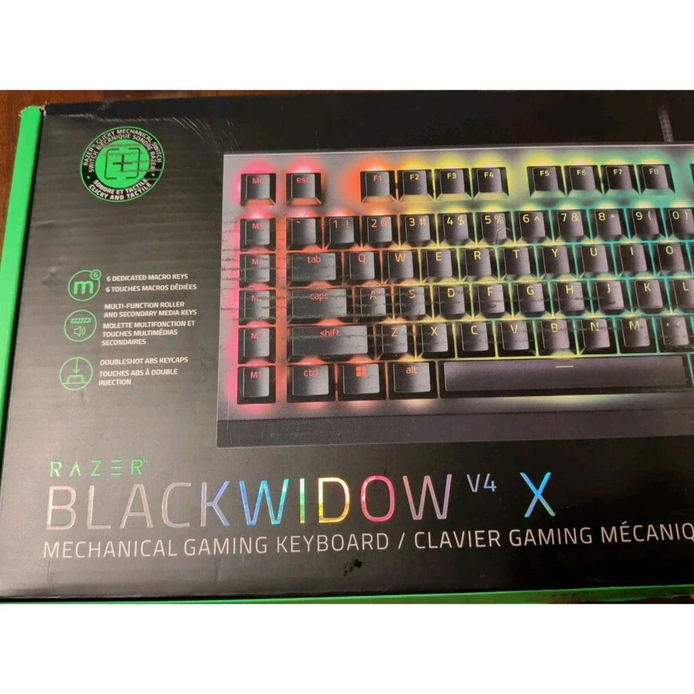 Razer BlackWidow V4 X Mechanical Gaming Wired Keyboard Chroma RGB